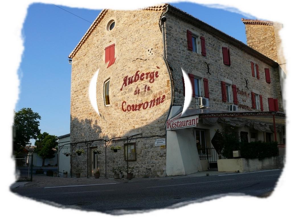 Auberge De La Couronne Lablachère Exterior foto